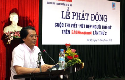 Phát động cuộc thi viết “Nét đẹp người thủ đô” lần thứ II  - ảnh 1